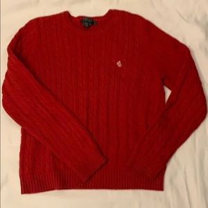 Cable knit sweater